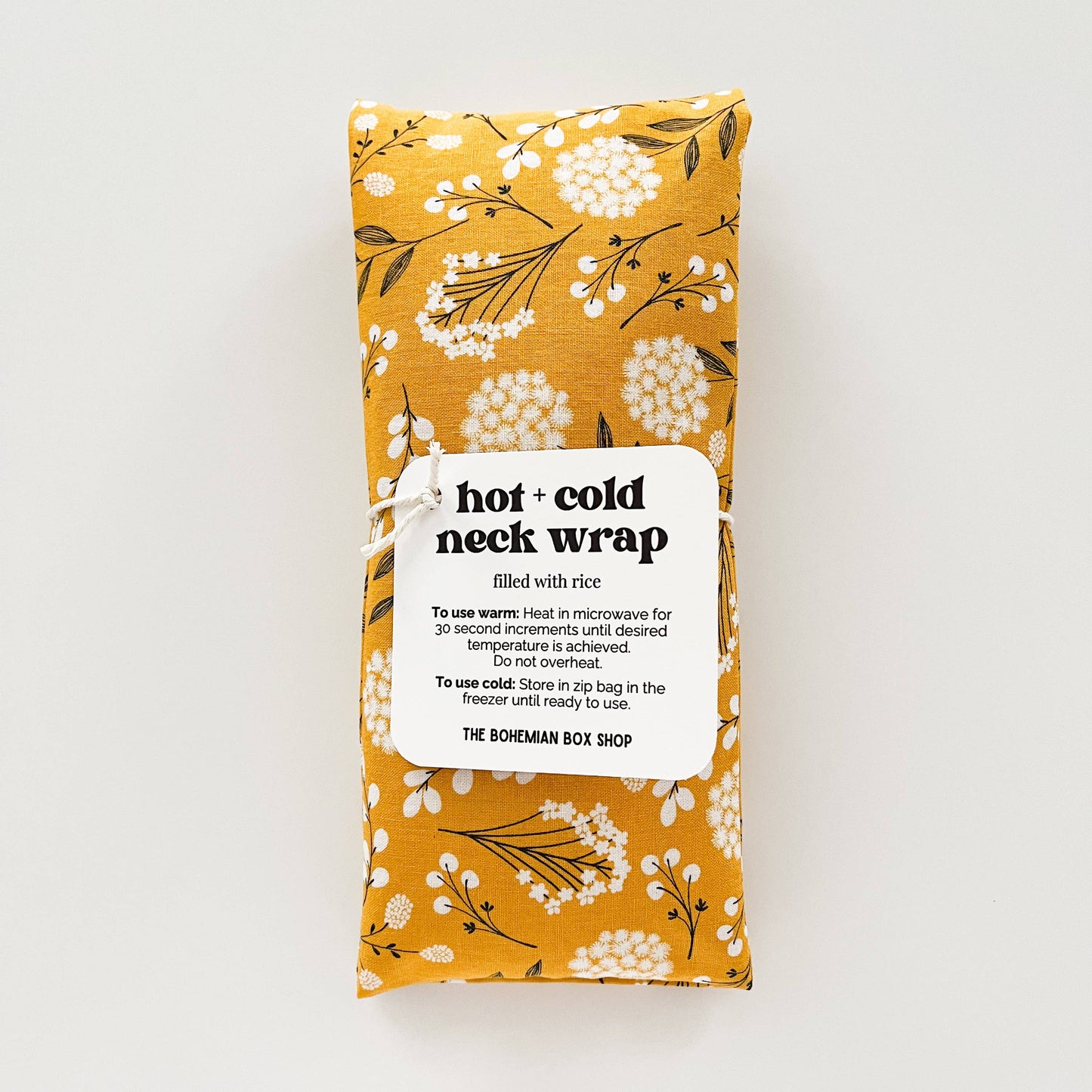 The Bohemian Box Shop - Hot & Cold Therapy Neck Wrap - Woodland Cotton