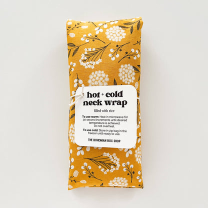 The Bohemian Box Shop - Hot & Cold Therapy Neck Wrap - Woodland Cotton