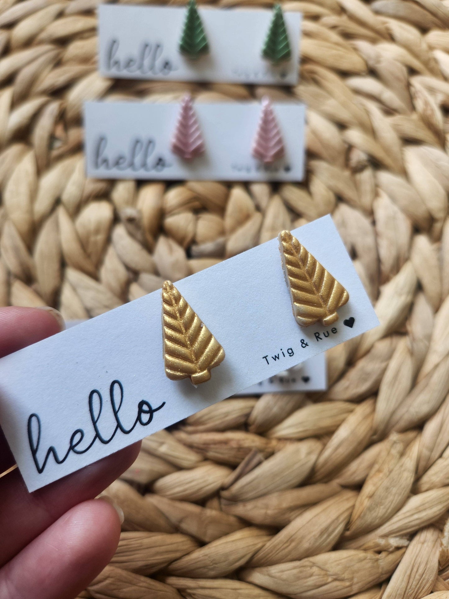 Twig & Rue boutique - Christmas tree studs