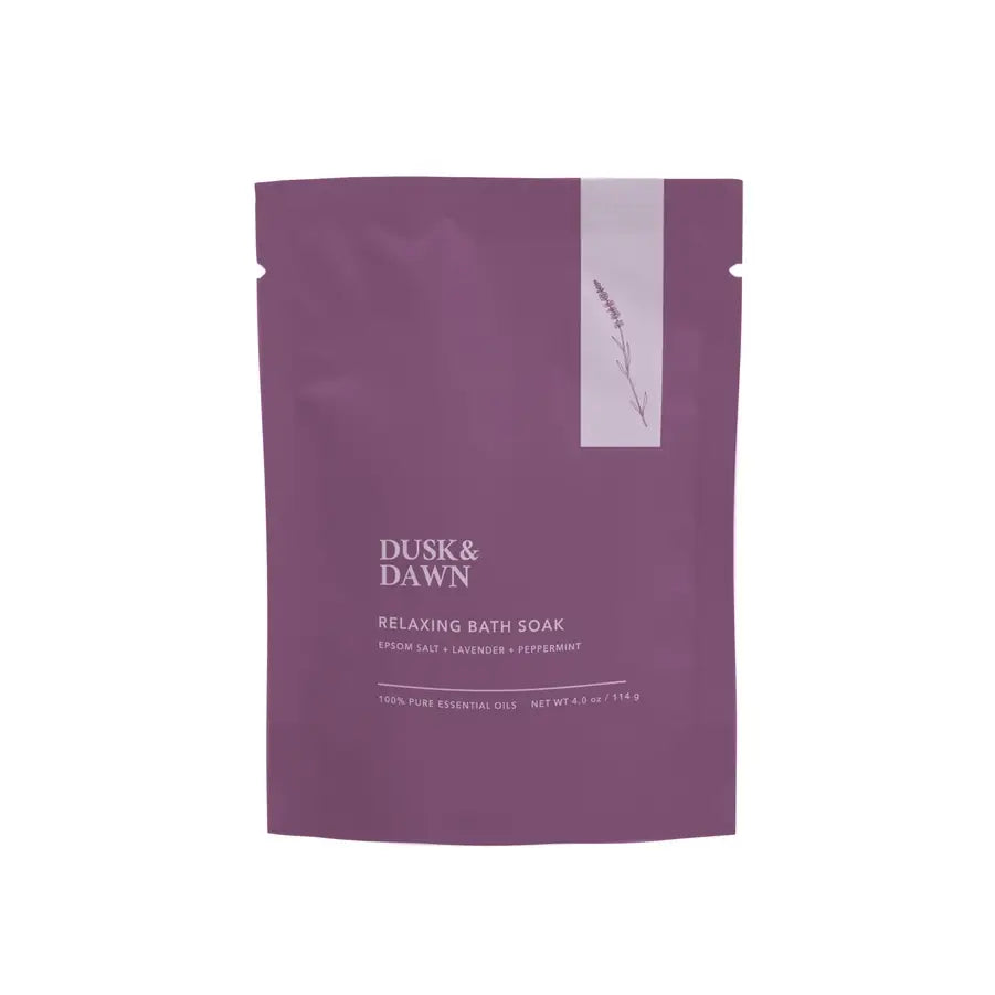 Giften Market - Relaxing Bath Soak - Lavender & Peppermint Epsom Salt Pouch