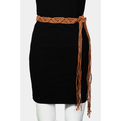 Collections by Fame Accessories - Rope Braided Fashion Belt