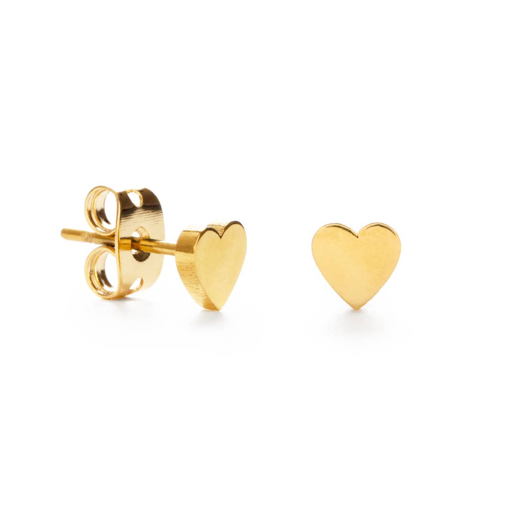 Mind's Eye Design - Tiny Heart Studs