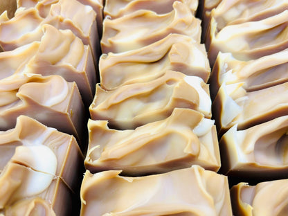 SARATOGA NATURAL BODY CARE LLC - Sandalwood Vanilla Handmade Soap Bar VEGAN COLD PROCESS