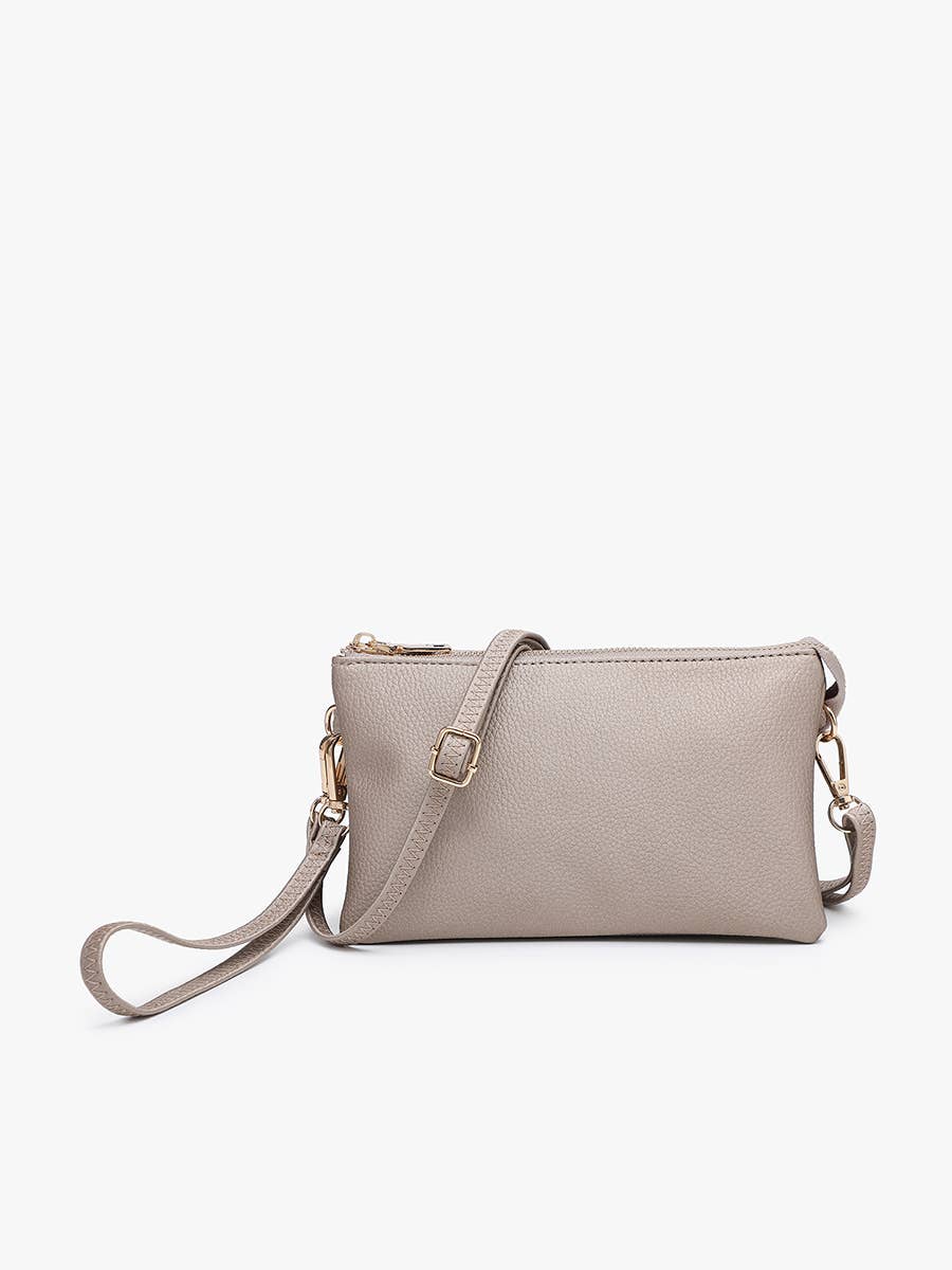 Jen & Co. - Riley Monogrammable 3 Compartment Crossbody/Wristlet | M013
