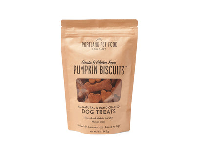 Portland Pet Food Company - Grain and Gluten Free Pumpkin Dog Biscuits