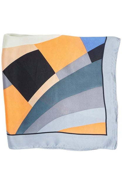 Olive & Pique - "So Silky" Satin Neckerchief Scarf, Versatile, Multi