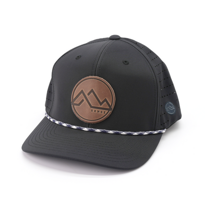 Range Leather Co. - Range Mountain Hat: Brown Khaki / Retro Trucker