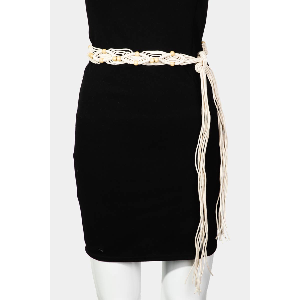 Collections by Fame Accessories - Triangle Pattern Braided Belt