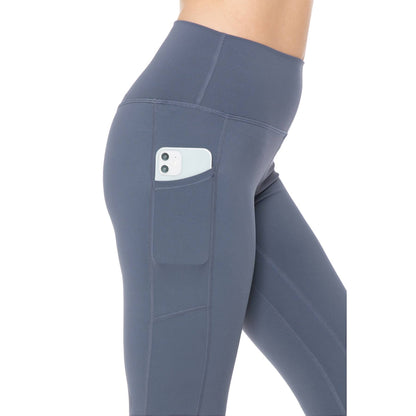 Leggings Depot - Premium Nylon Activewear Solid Leggings