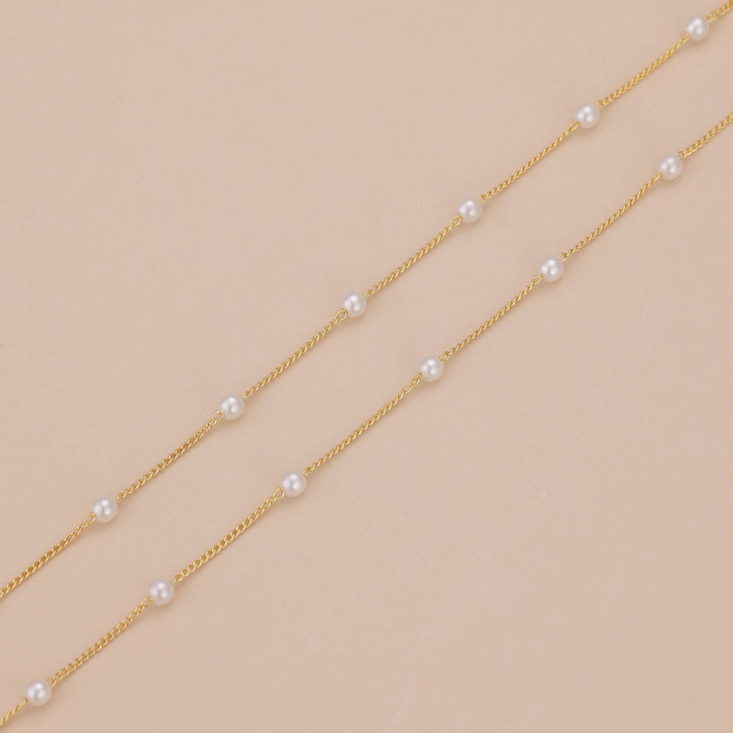 Melange Blanc - N009 Pearl Choker necklace, choker pearl necklace, pearl