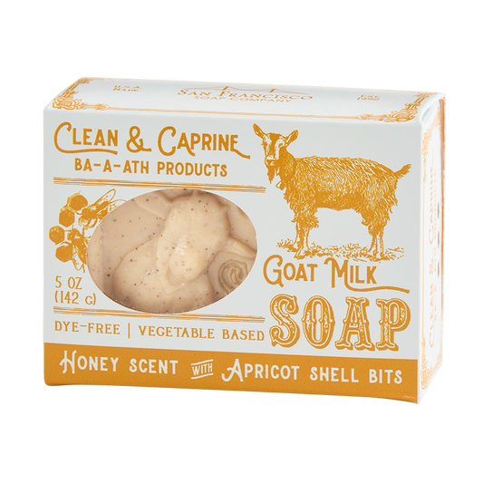 San Francisco Soap / Man Bar Soap - Honey Goat Milk 5oz pressed bar soap