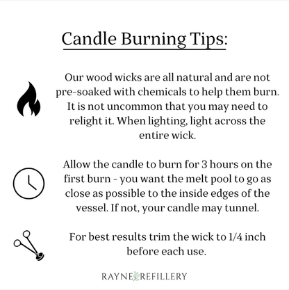 Rayne Refillery - The Granite Vessel -  Coconut Soy Wax Candle