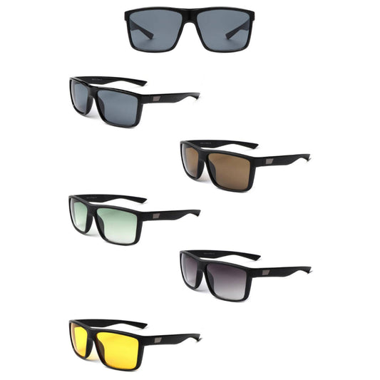 Cramilo Eyewear - Rectangle Bold Men Sport Sunglasses