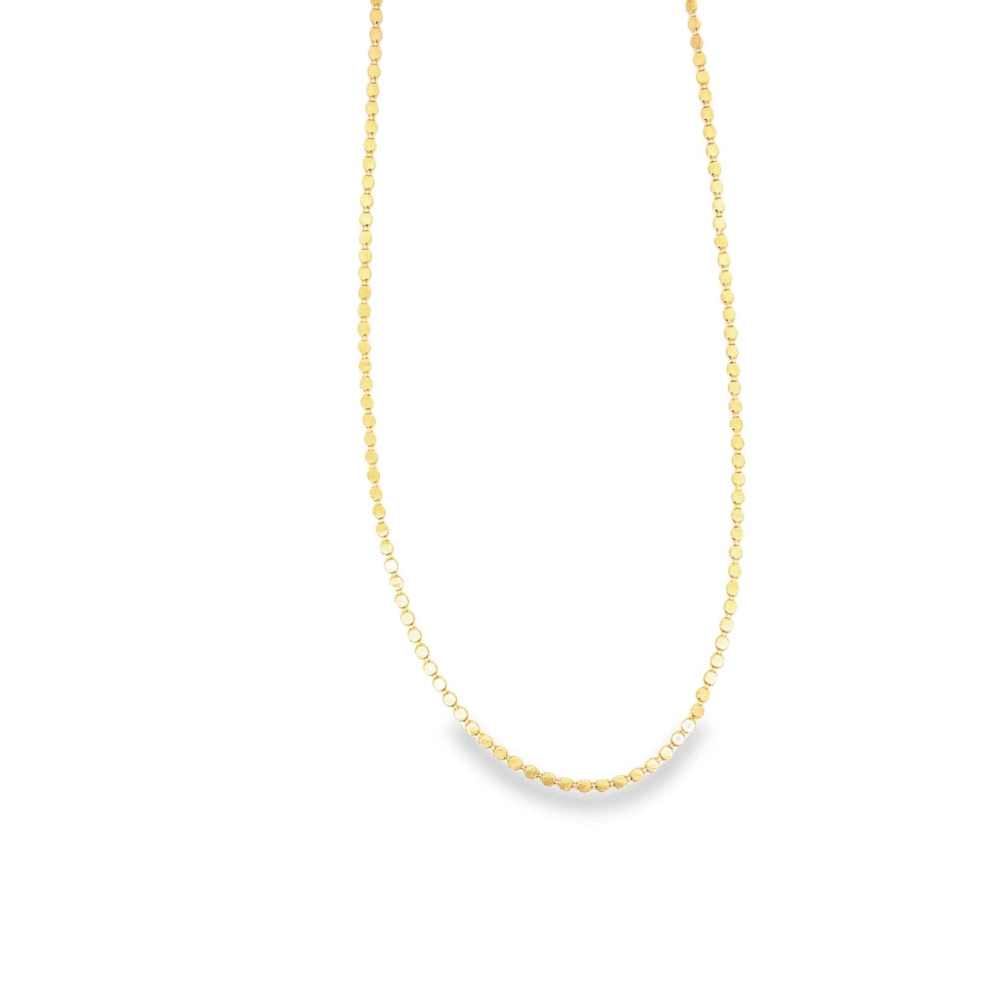 MIA Jewelry - 2mm Flat Ball Disc Chain (G72)