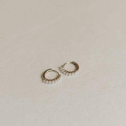 Mauve Jewelry Co. - Grace Pearl Hoops